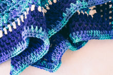 Load image into Gallery viewer, Blue Ocean Waves Inspired Cat Mat