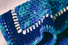 Load image into Gallery viewer, Blue Ocean Waves Inspired Cat Mat