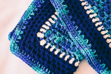 Load image into Gallery viewer, Blue Ocean Waves Inspired Cat Mat