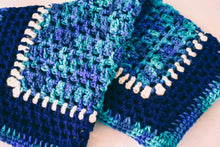 Load image into Gallery viewer, Blue Ocean Waves Inspired Cat Mat