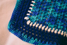 Load image into Gallery viewer, Blue Ocean Waves Inspired Cat Mat