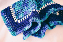 Load image into Gallery viewer, Blue Ocean Waves Inspired Cat Mat