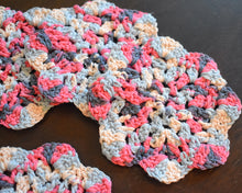 Load image into Gallery viewer, Blue & Pink Floral-Inspired Colorful Coasters (Set of 4)