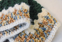 Load image into Gallery viewer, Hunter Green & Soft Tan-Blue Gradient Cat Mat