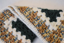 Load image into Gallery viewer, Hunter Green & Soft Tan-Blue Gradient Cat Mat