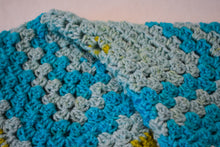 Load image into Gallery viewer, Large Sky Blue & Soft Chartreuse Cat Mat