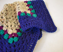 Load image into Gallery viewer, Navy & Aran Fleck Speckled Cream Cat Mat