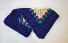 Load image into Gallery viewer, Navy & Aran Fleck Speckled Cream Cat Mat