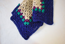 Load image into Gallery viewer, Navy & Aran Fleck Speckled Cream Cat Mat