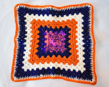 Load image into Gallery viewer, Navy, Orange, & Pink Cat Mat