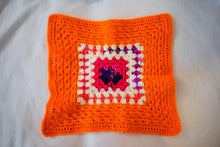 Load image into Gallery viewer, Orange & Flamingo Pink Cat Mat