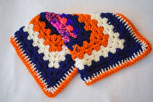 Load image into Gallery viewer, Navy, Orange, & Pink Cat Mat