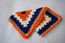 Load image into Gallery viewer, Navy, Orange, & Pink Cat Mat