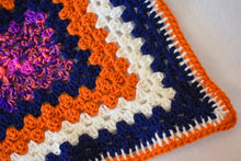 Load image into Gallery viewer, Navy, Orange, & Pink Cat Mat