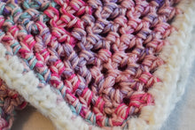 Load image into Gallery viewer, Petal Pink & Rainbow Fuzzy Cat Mat