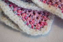 Load image into Gallery viewer, Petal Pink & Rainbow Fuzzy Cat Mat