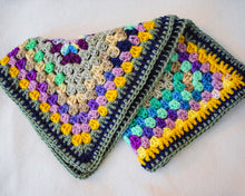 Load image into Gallery viewer, Purple & Blue Patchwork Cat Mat