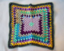 Load image into Gallery viewer, Purple & Blue Patchwork Cat Mat