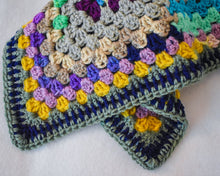 Load image into Gallery viewer, Purple & Blue Patchwork Cat Mat