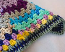 Load image into Gallery viewer, Purple & Blue Patchwork Cat Mat