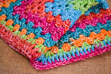 Load image into Gallery viewer, Rainbow Granny Square Cat Mat