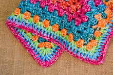 Load image into Gallery viewer, Rainbow Granny Square Cat Mat