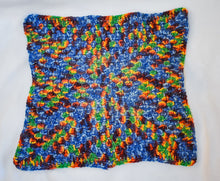 Load image into Gallery viewer, Rainbow Crochet Cat Mat Pet Blanket