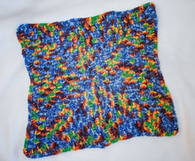 Load image into Gallery viewer, Rainbow Crochet Cat Mat Pet Blanket