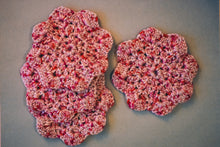 Load image into Gallery viewer, Rosy Pink Floral-Inspired Coasters (Set of 4)