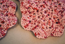 Load image into Gallery viewer, Rosy Pink Floral-Inspired Coasters (Set of 4)