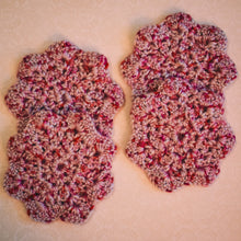 Load image into Gallery viewer, Rosy Pink Floral-Inspired Coasters (Set of 4)