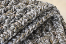 Load image into Gallery viewer, Charcoal Sky Crochet Cat Mat