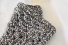 Load image into Gallery viewer, Charcoal Sky Crochet Cat Mat