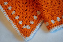 Load image into Gallery viewer, Pumpkin Orange & White Cat Mat