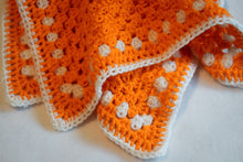 Load image into Gallery viewer, Pumpkin Orange & White Cat Mat