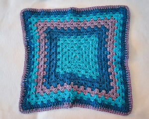 Blue & Purple Variegated Cat Mat
