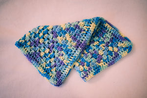 Blue, Purple, & Yellow Gradient Cat Mat