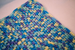 Blue, Purple, & Yellow Gradient Cat Mat