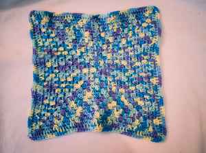 Blue, Purple, & Yellow Gradient Cat Mat