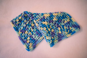 Blue, Purple, & Yellow Gradient Cat Mat