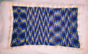 Bright Primary Colors Kids and Baby Blanket