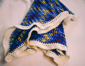 Bright Primary Colors Kids and Baby Blanket