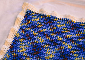 Bright Primary Colors Kids and Baby Blanket