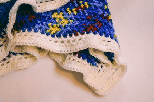 Bright Primary Colors Kids and Baby Blanket