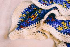 Bright Primary Colors Kids and Baby Blanket