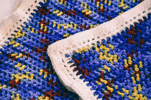Bright Primary Colors Kids and Baby Blanket
