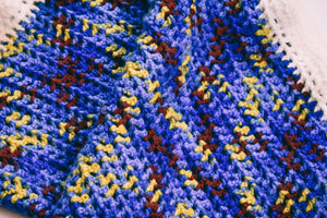 Bright Primary Colors Kids and Baby Blanket