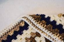 Load image into Gallery viewer, Navy &amp; Brown Cat Mat
