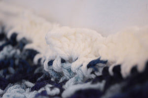 Shelled Navy Blues Cat Mat