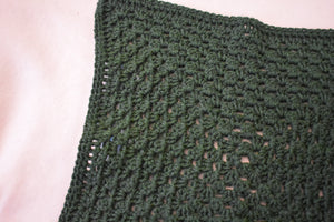 Hunter Green Cat Mat